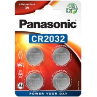 CR2032 3V Panasonic 4 ks lítiové gombíkové batérie