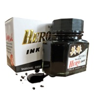 Čierny atrament do plniaceho pera Hero 50 ml