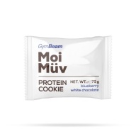 PROTEIN CAKE FIT PROTEIN SNACK GymBeam 75g čučoriedková biela čokoláda