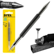 Zámočnícky razník, kalená, obojstranná pružina, 0,8 a 1,6 mm DREL 135 mm