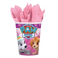 Poháre Paw Patrol Skye Pink 250 ml, 8 ks.