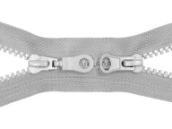 Členkový zips k bunde 70cm / ŠEDÝ