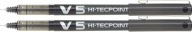 PILOT V5 Hi-Tecpoint jemná linka BLACK x 2