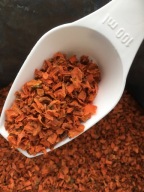 Sušená mrkva, sušená mrkva pre kone, 1 kg vločiek