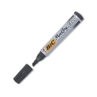 BIC 2300 čierny permanentný popisovač so skoseným hrotom