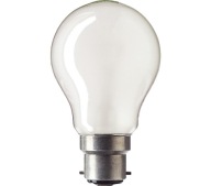 Tradičná žiarovka, VEĽKÝ ANGLICKÝ ZÁVIT A55 230V B22 22mm 40W matná