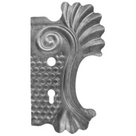 PRAVÁ DOSKA 90 OTVOROV KOVANÉ PRVKY 63.137.90 H290XL160 2MM