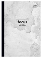 Zápisník Interdruk A4-96 s mriežkou - kameň - FOCUS