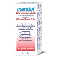 meridol CHX ústna voda s chlórhexidínom 0,2% 300 ml