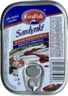 SARDINKY V RAJKOVEJ OMÁČKE 125 G EVRAFISH