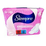 SIEMPRE CLASSIC SANITÁRNE VLOŽKY S KRÍDLAMI 20 KS