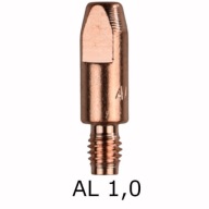 ALU MIG MAG M6 KONCOVKA PRÚDOVÁ, dĺžka 28mm 1,0mm