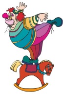 NÁLEPKA NA OKENNÉ ZRKADLO SKLENENÉ KLAUN CIRKUS KLAUN