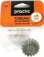 Praktické klasické mini košíčky na muffiny, priemer 35mm, 6ks, kovové