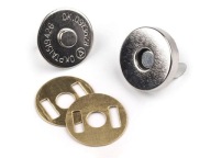 Magnetická spona na tašky, niklový magnet 18mm
