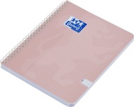 Oxford Touch Pastel kruhový zápisník A5/80k, mriežka, 2 špirálky