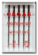 Poloploché prešívacie ihlice Organ Quilting MIX
