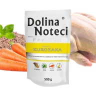 DOLINA NOTECI Prémiové krmivo pre psov Kurča 500g