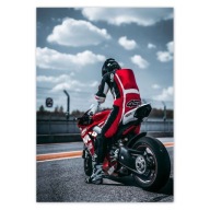 Nálepky A5 PION Motocykel na dráhe