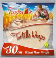 Tortilla, pšeničné zábaly 30 cm, 18 ks Turka