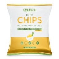 BeKeto Keto Chips - Švajčiarsky syr a francúzska cibuľa 30g Bezlepkové