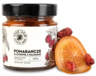 Pomaranč v sirupe s malinami na čaj 210 g