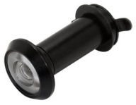 VENTILÁTOR ČIERNY 14 mm PRE DVERE 35 - 60 mm S VEČIKOM