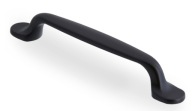 Nábytková úchytka LOFT UM26 L-128/161 mm matná ČIERNA