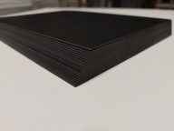 ČIERNA lepenka farbená 1mm A5 10 listov Čierny knihársky album