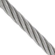NEREZOVÉ NEREZOVÉ PLÁNO, KYSELINOM ODOLNÉ TKANIE, 7X19 D=8,0 MM