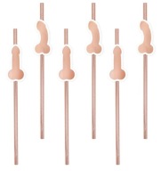 Slamky na penis na sliepku rose gold 8 ks