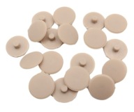 20x Nábytkové zátky na maskovanie excentrických zátok fi 15 mm SONOMA