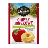 JABLKOVÉ ČIPY 25 g NATURAL sušených jabĺk
