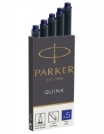 PARKER QUINK ŠTANDARDNÉ NÁPLNE PER DLHÉ MODRÁ 5 KS.