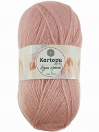Priadza Kartopu Angora Natural 100g 550m farba 776 púdrová ružová