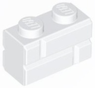 LEGO Brick Brick Wall Wall Brick White 98283 50 dielikov
