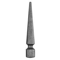 Kovaný oceľový hrot 25x25 mm H160 x L25 mm