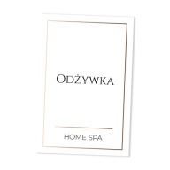 BIELY kozmetické nálepky šampón kondicionér 500ml
