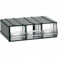 Modulárny organizér s 3 zásuvkami - 192 x 148 x 63 mm