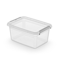 Plastová nádoba, organizér box, kryt, 2l