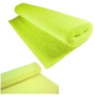 Taliansky krepový papier, svetlozelený hodvábny papier, 50x250 zelený