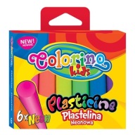 Colorino Plastelina 6 farieb Neon 42666