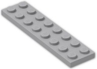 LEGO PLATE 2X8 SVETLO SIVÁ 3034