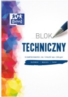 Biely technický blok A4 10k 250g Oxford