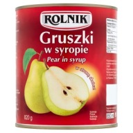 Rolník Hrušky v sirupe 820 g