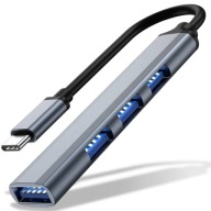 ADAPTÉR ROZDEĽOVAČ ADAPTÉROVÝ ROZBOČOVAČ USB-C 3.1 OTG 4x USB-A