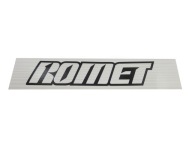 VEĽKÁ NÁLEPKA NA MOTOROVÝ BICYKEL ROMET, BIELA