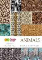 Kreatívny blok Happy Color s motívmi Animals A4