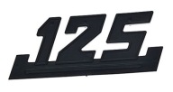 Slaninový odznak WSK 125 čierny emblémový org vzor
