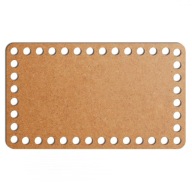 šedý základný košík dno 13x22cm HDF obdĺžnik